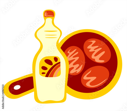 oil and cutlets