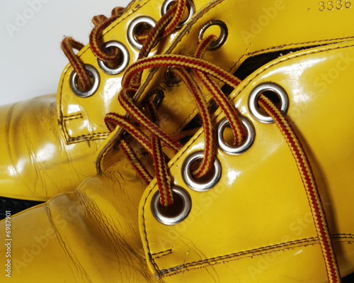 yellow shoes