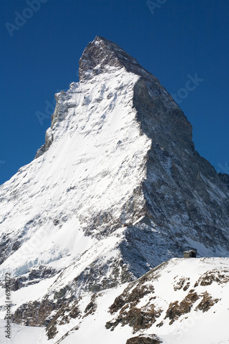 Famous Matterhorn. Swizz side