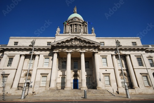 Billede på lærred Dublin, North of the Liffey,Custom House