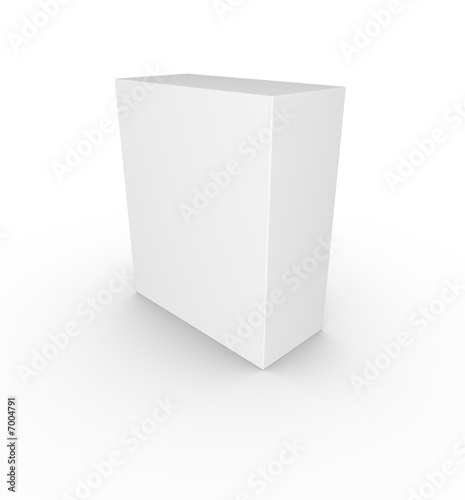 Weiße Verpackung