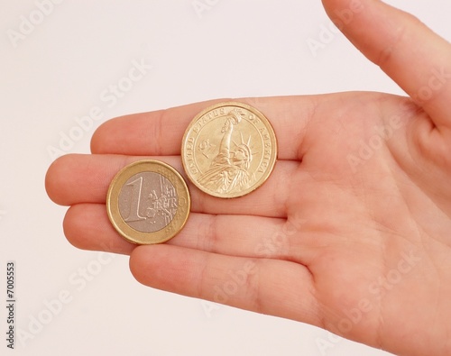 Euro and dollar 