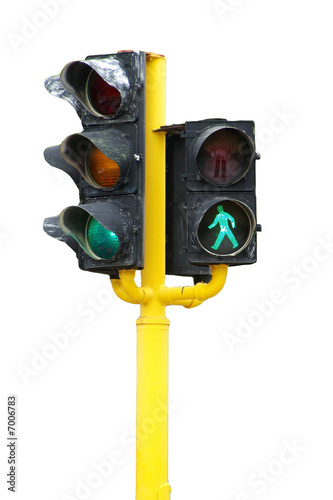 Obraz na płótnie grüne Ampel