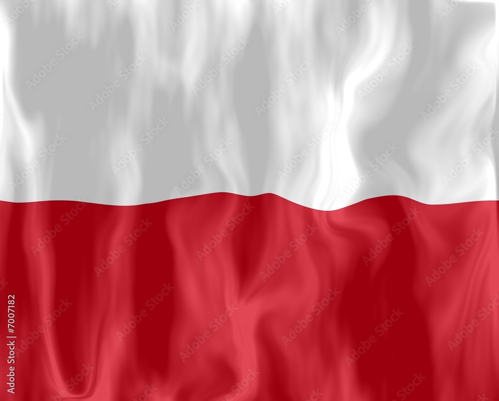 Fototapeta premium pologne drapeau froissé poland crumpled flag
