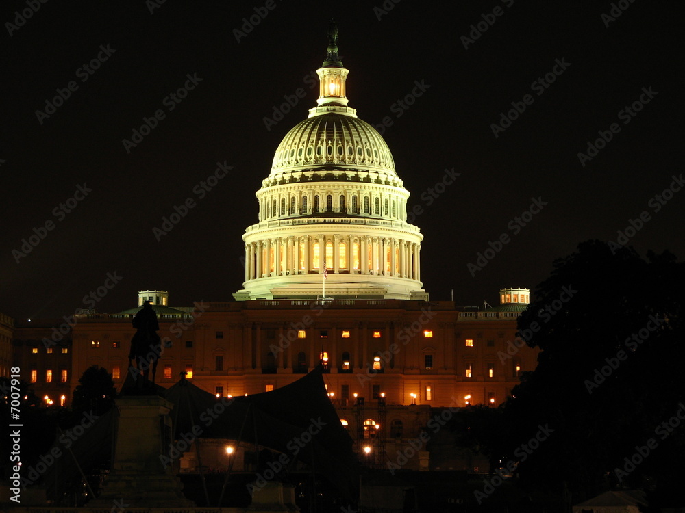 US Capitol by Night, Washington DC 