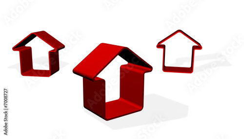 red houses concept