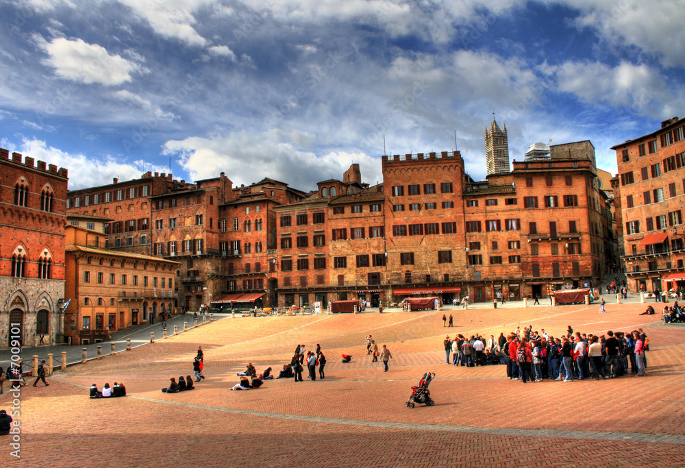 Siena (Italy, Tuscany) - Piazza del Campo
