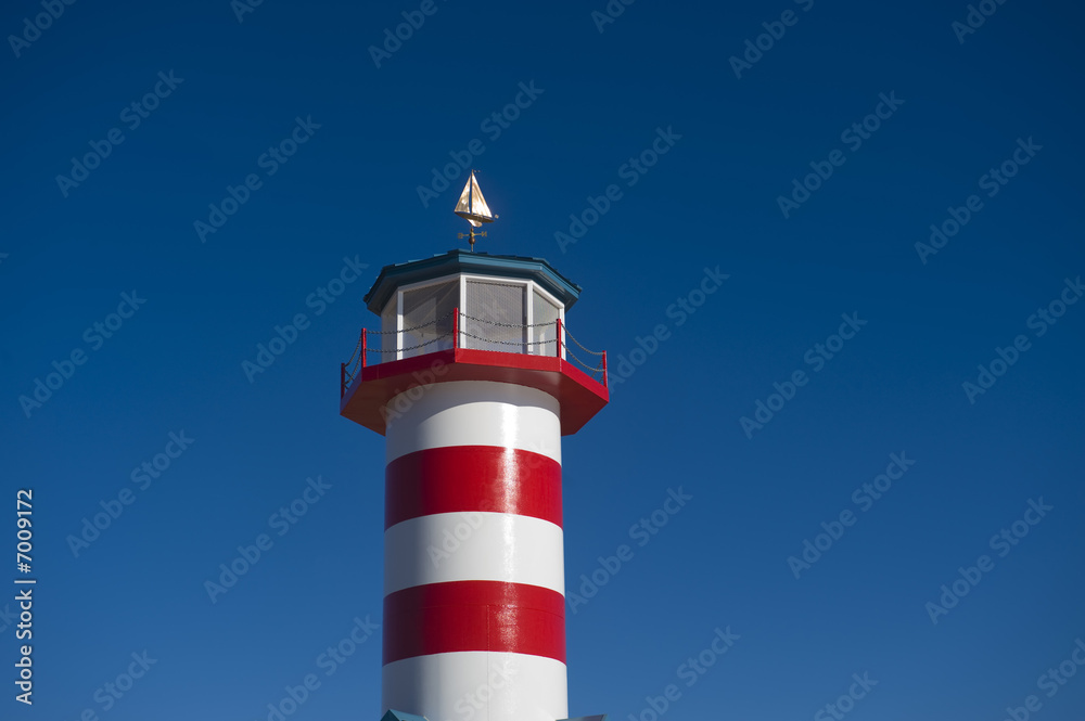 Lighthouse and blue sky