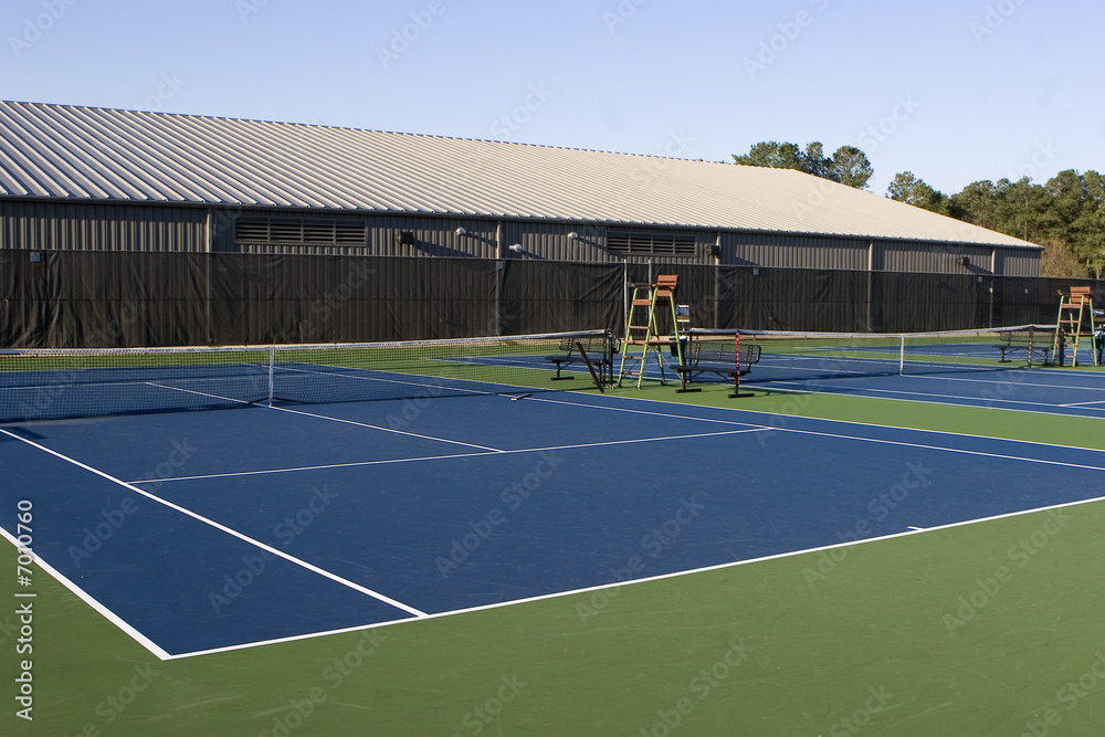 Obraz premium Open Tennis Courts