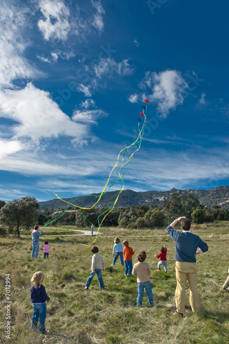 Kite and kids