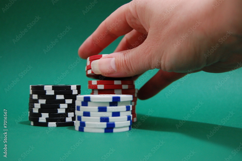 Naklejka premium Gambling