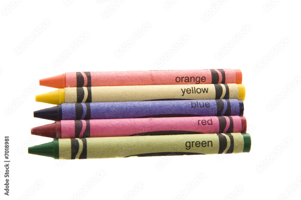 Five Color Crayons Five Color Crayons