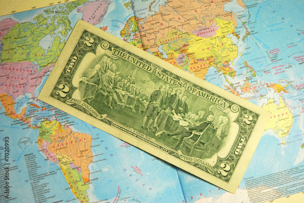 Obraz premium Two dollars 