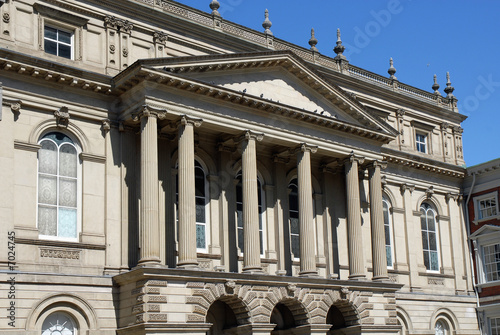 Photography Classical style courthouse with columds