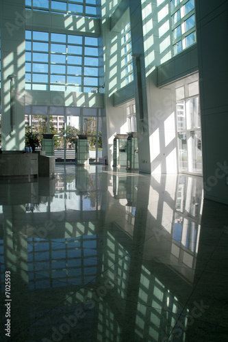Obraz na płótnie Corporate reflections w salonie