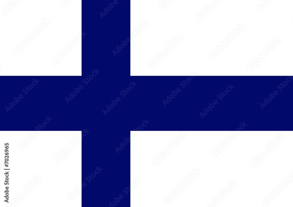 Obraz premium Finland Flag
