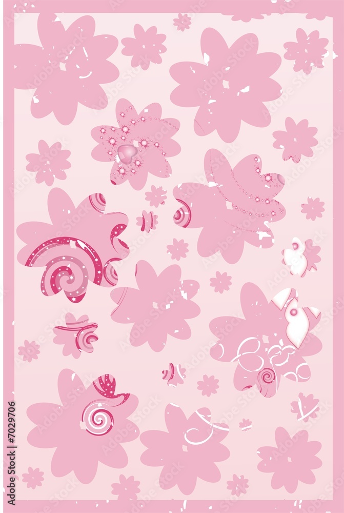 Background tender pink. Flowers patterns. Abstract. Background tender pink. Flowers patterns. Abstract.