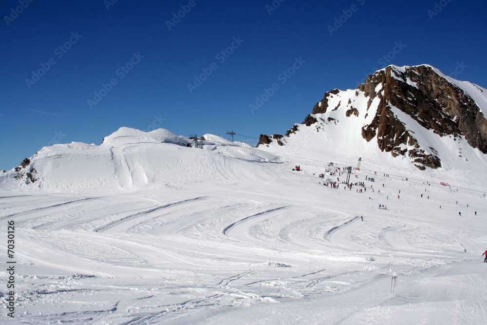 Mountain snow scenery Austria