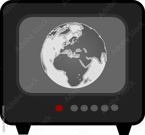 tv preto e branco