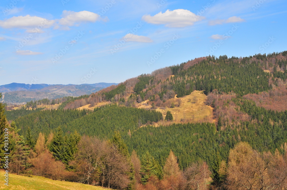 Typical hill in wallachia