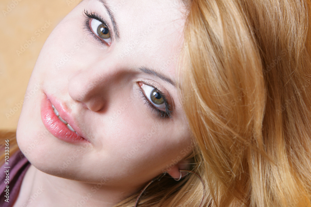 Obraz premium Young pretty woman