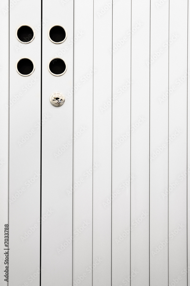 Fototapeta premium Locked file cabinet
