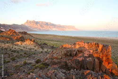 The most eastern point of Socotra island