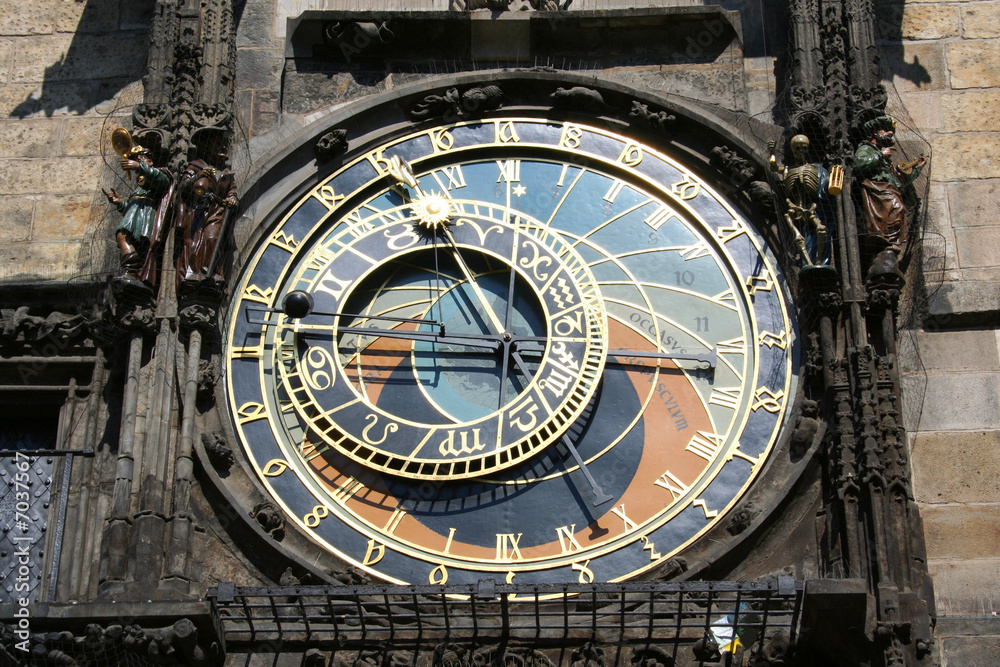 Obraz premium Astronomical clock, Prague, Czech