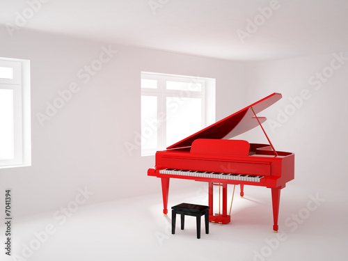 Room with a grand piano #7041394