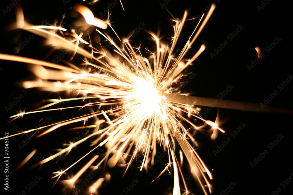 Burning Sparkler