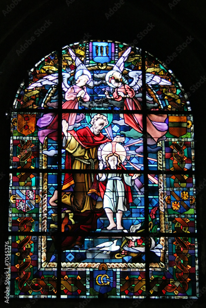 Vitrail de la Cathédrale de St-Jean à Lyon