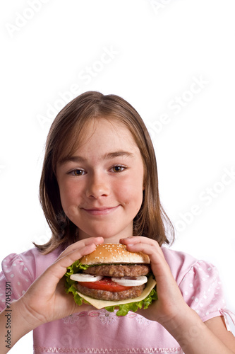 Girl eating