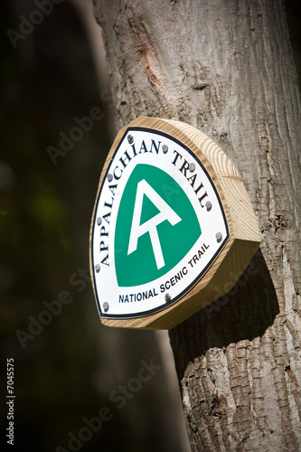 Canvas-taulu Appalachian trail sign
