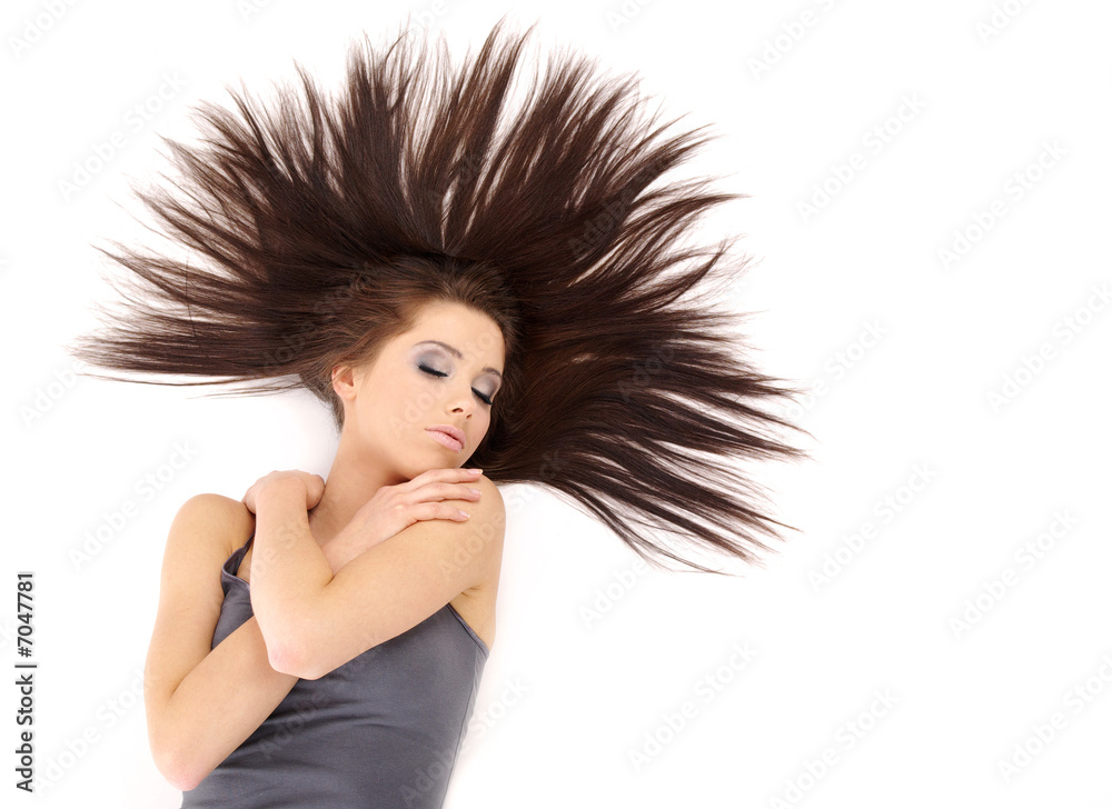 Obraz premium woman with long hair