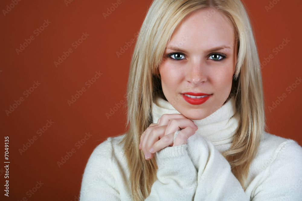Beautiful Blond Hoping and Wishing