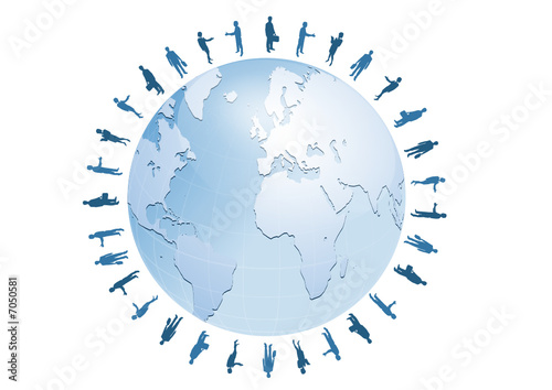 Businessmen and world