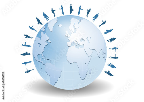 Businessmen and world