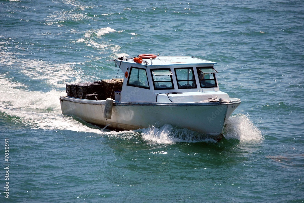 Fototapeta premium Commercial Lobster Boat