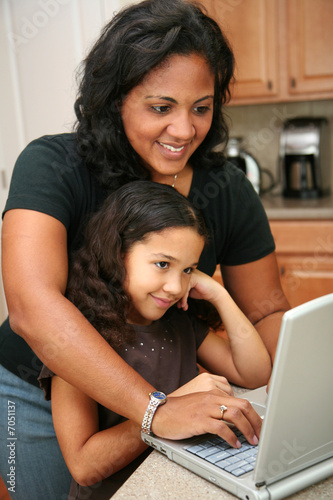 Woman and Daughter