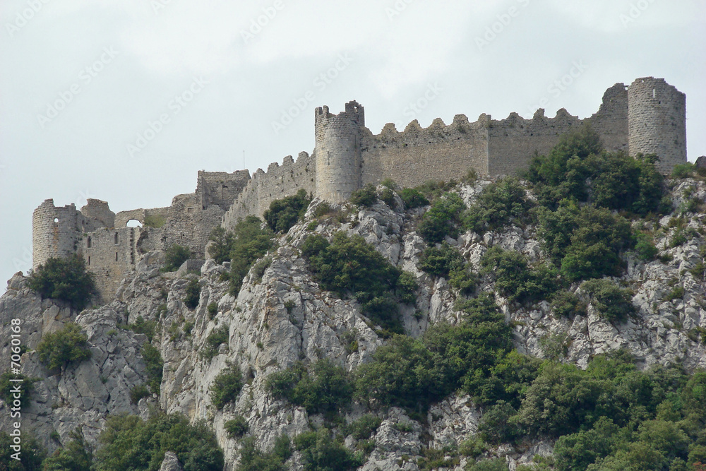 Chateau cathare de Lapradelle Puylaurens,Aude,Pyrénées
