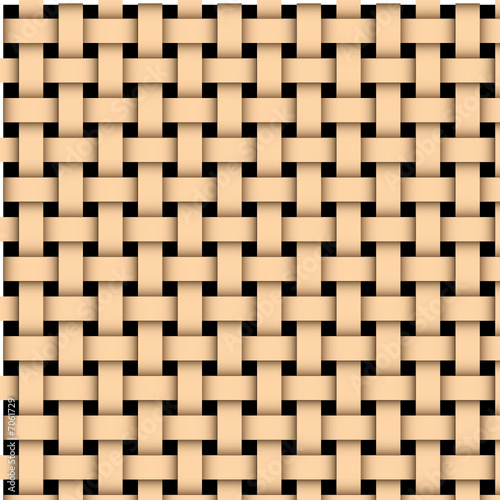 Illustration of a wooden basked weave texture.