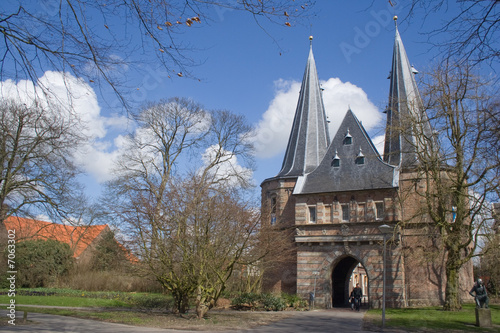 Historisches Stadttor von Kampen, Niederlande photo