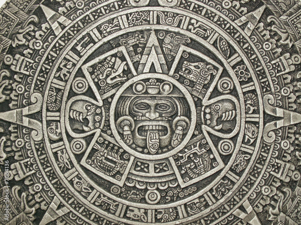 Aztec Solar Calendar Stock Photo Adobe Stock