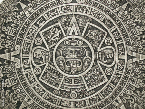 Aztec Solar Calendar  photo