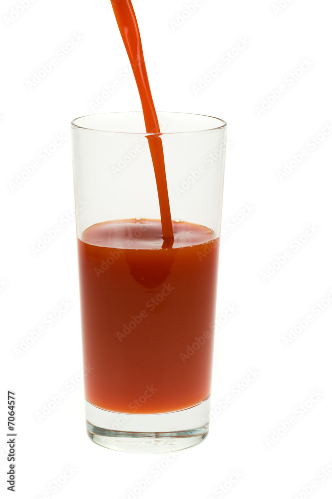 glass of fresh tomato juice glass of fresh tomato juice