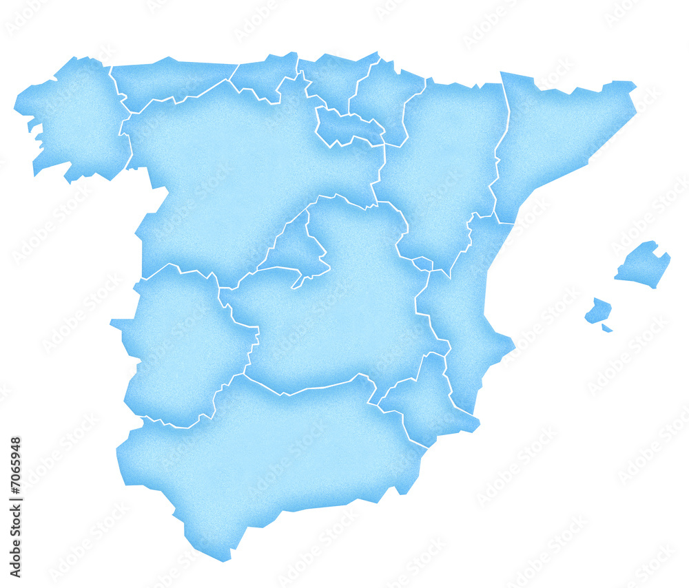 Carte Espagne Grain de Bleuté