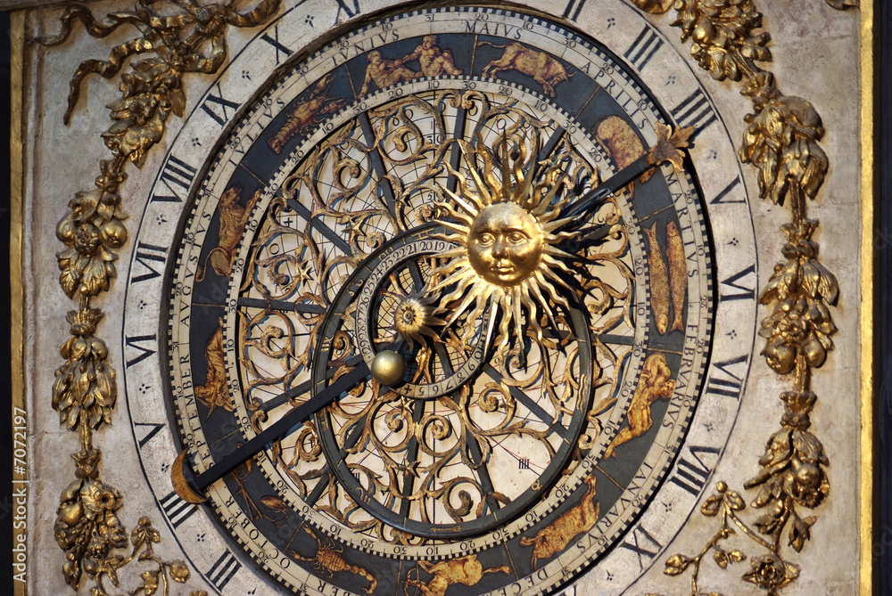 Astronomical clock (close-up)
