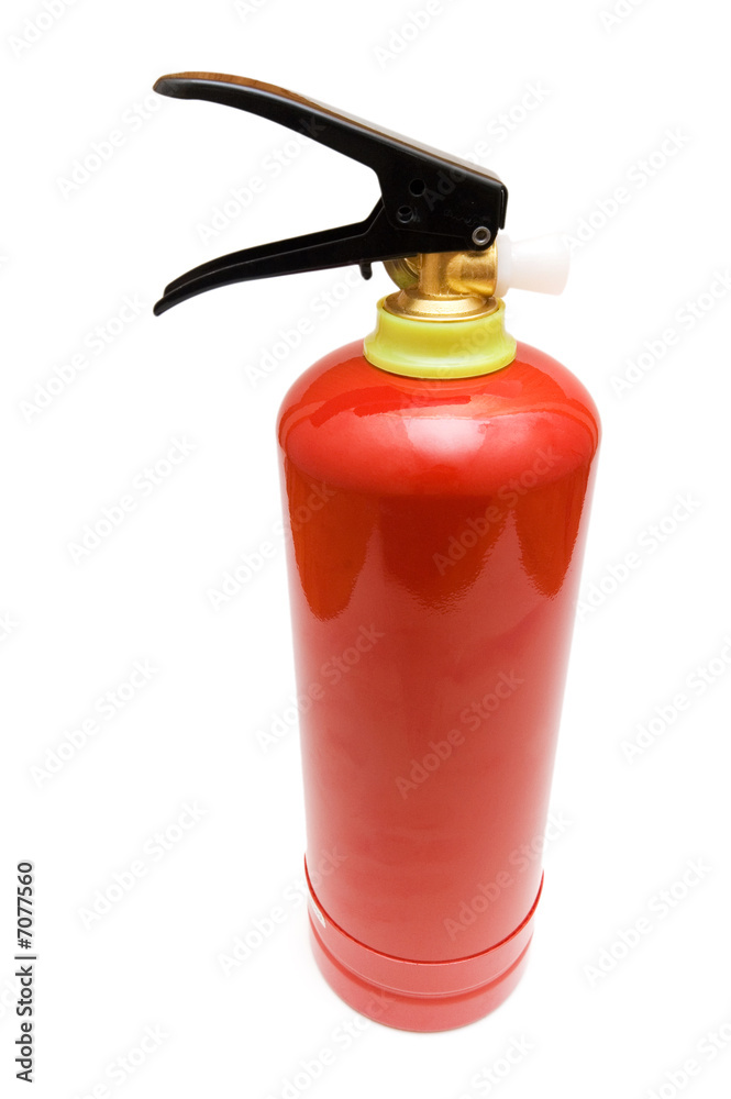 Fire extinguisher isolated on the white background Fire extinguisher isolated on the white background