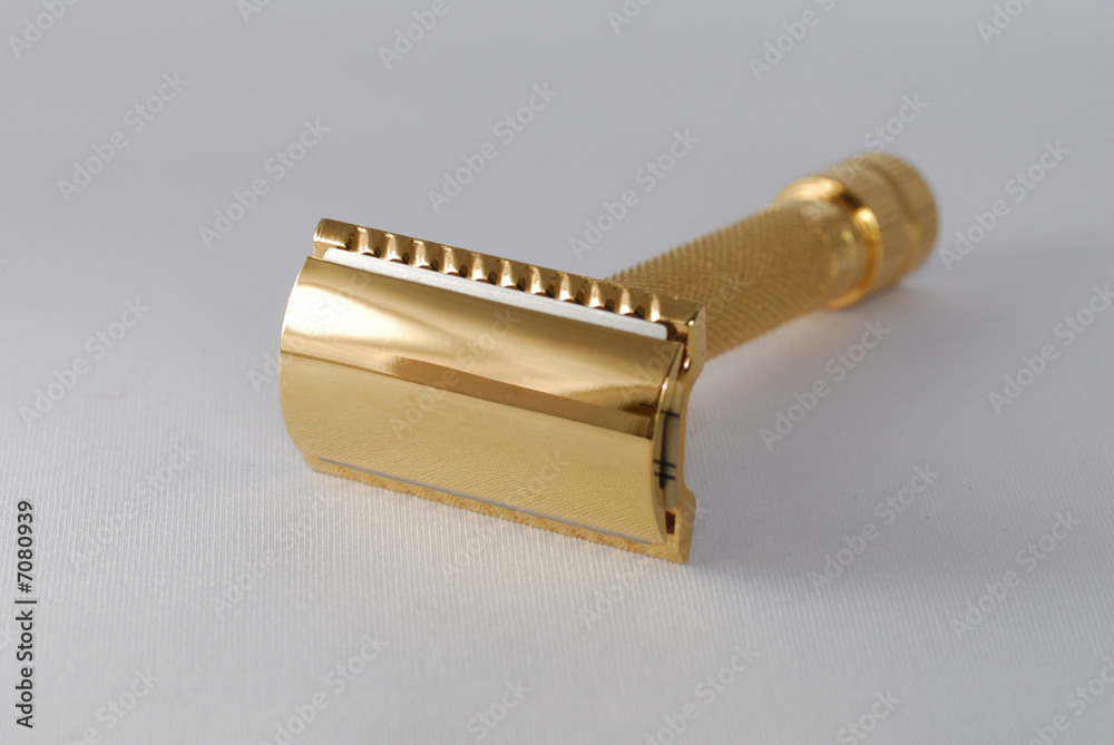 Gold old fashioned double edge razor