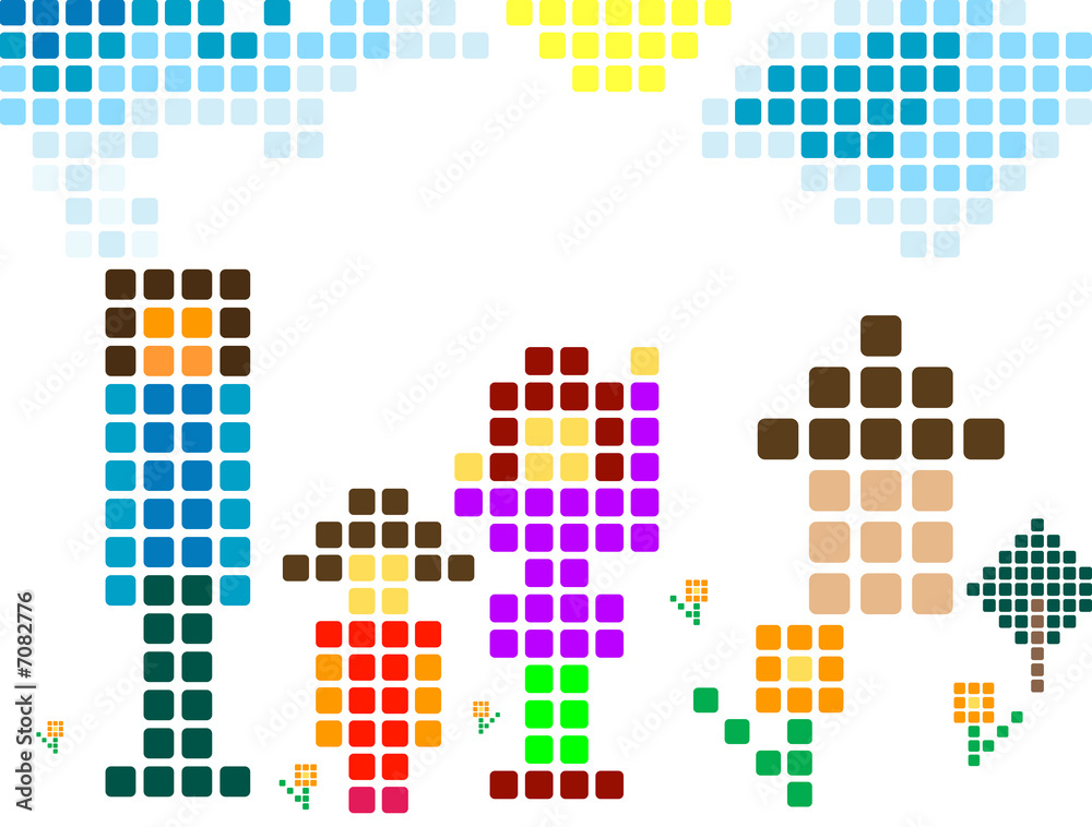 pixel family pixel family